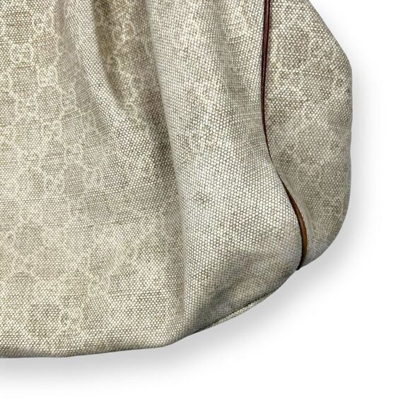 GUCCI GG Canvas Beige Monogream Diamante Sukey Boston Shoulder Tote Bag - Picture 3 of 13